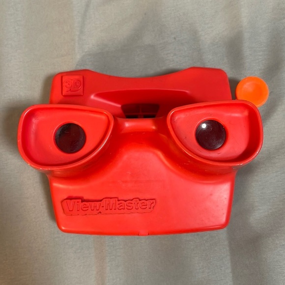 Vintage Classic 3D View Master Toy Slide Viewer in Red and Orange​ - Picture 3 of 6